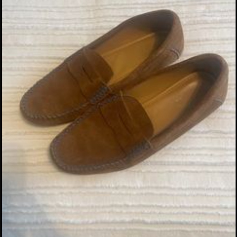 Alan Payne Suede Loafers Size 10. Worn once. Size is too big for my feet.